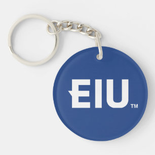 EIU Block Letter Key Ring