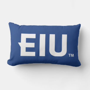 EIU Block Letter Lumbar Cushion