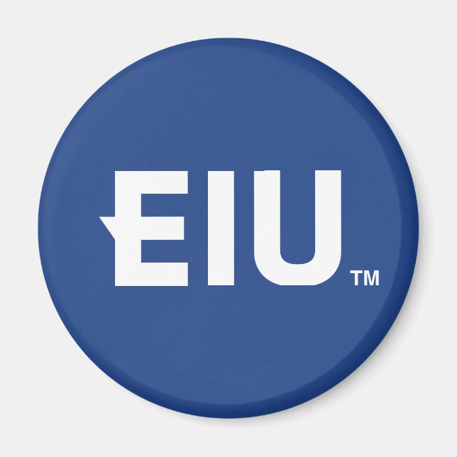 EIU Block Letter Magnet (Front)