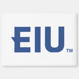 EIU Block Letter Magnet