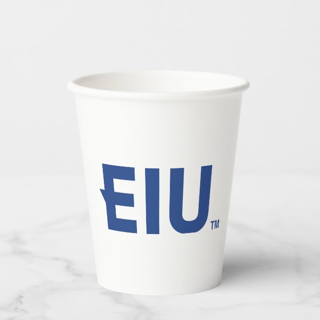 EIU Block Letter Paper Cups (Front)