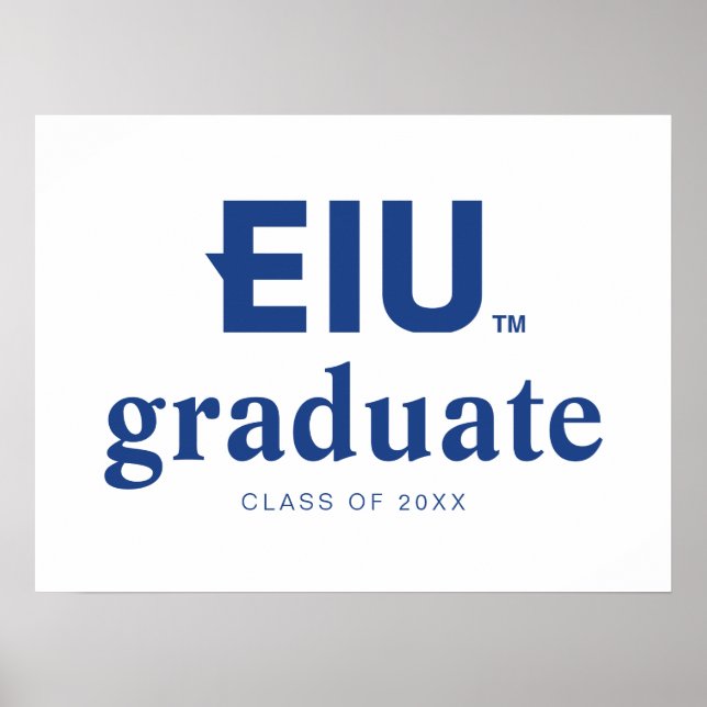 EIU Block Letter Poster (Front)
