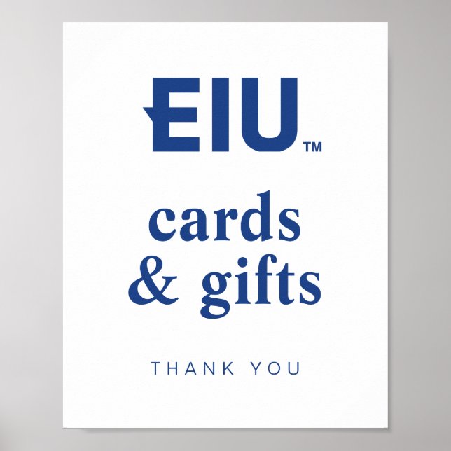 EIU Block Letter Poster (Front)