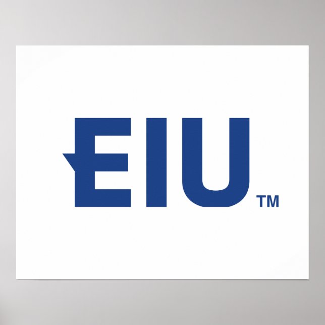 EIU Block Letter Poster (Front)