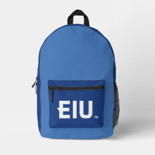 EIU Block Letter Printed Backpack