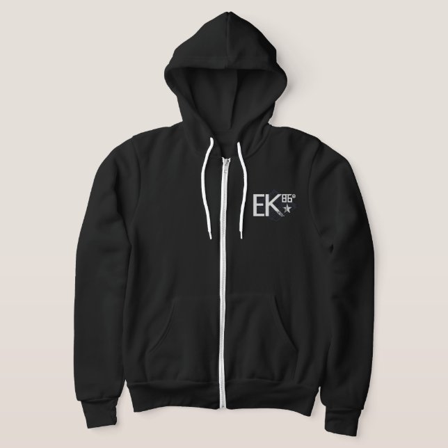 EK86 WHT LOGO HOODIE (Laydown)