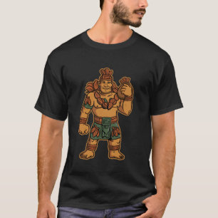 Ek Chuah Maya God Ancient Goddess Chocolate Mercha T-Shirt