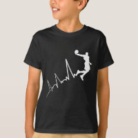 EKG frequency of basketball player heartbeat dunki