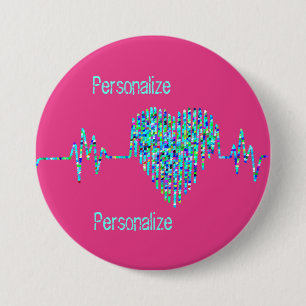 EKG heart button