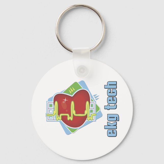 EKG Tech Key Ring (Front)