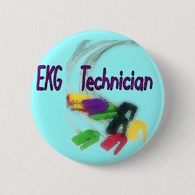 EKG Technician Gifts 6 Cm Round Badge (Front)