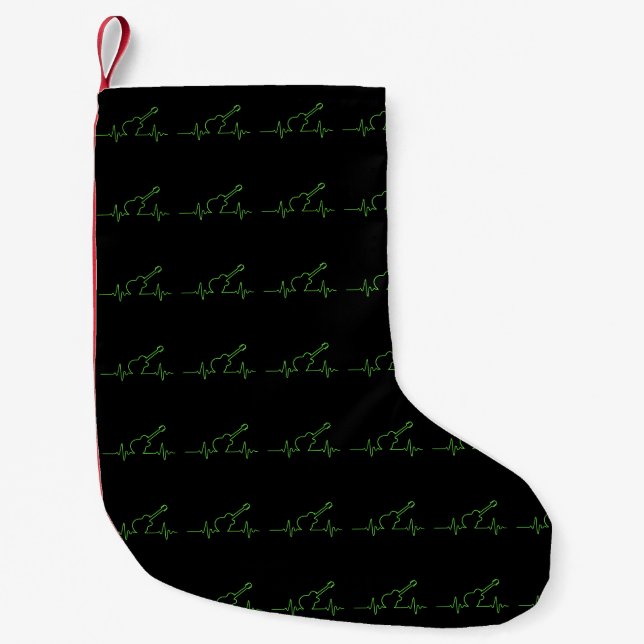 EKGuitar Small Christmas Stocking (Front)