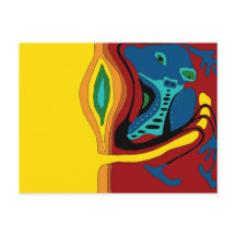 ekos crimped Postcard