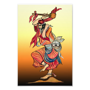 Ektara Baul Poster wall Hanging Fine Art(8''x12'')