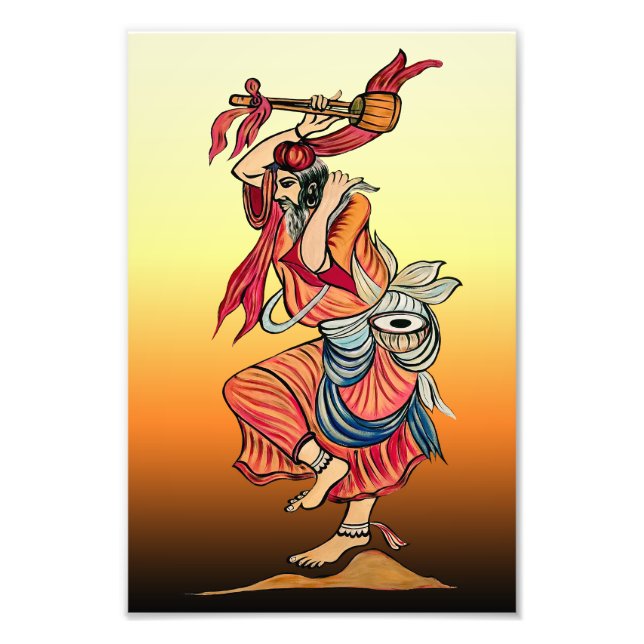 Ektara Baul Poster wall Hanging Fine Art(8''x12'') (Front)