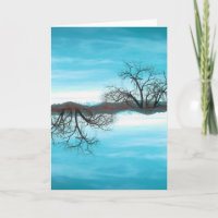 El Abuelo Del Cielo Teal Greeting Card