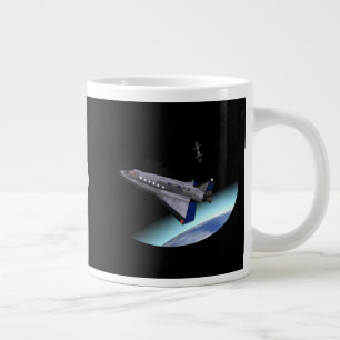 El Al Maslool Space Shuttle Large Coffee Mug