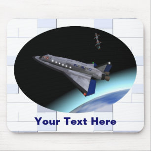 El Al Maslool Space Shuttle Mouse Pad