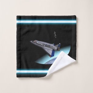 El Al Maslool Space Shuttle Wash Cloth