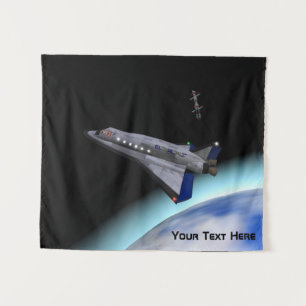 El Al Space Shuttle Tapestry
