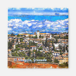 El Albayzín, Granada, Andalusia, Spain. Magnet