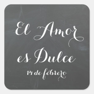 El Amor es Dulce- Customise these stickers