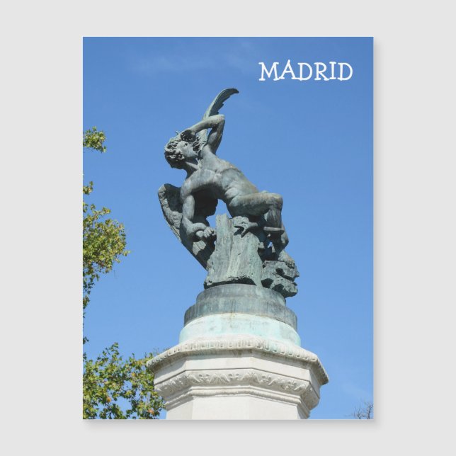 El Angel Caido, Retiro Park, Madrid (Front)