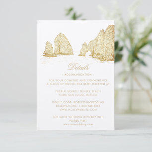 El Arco Cabo San Lucas Kindly Reply   Meal Options RSVP Card