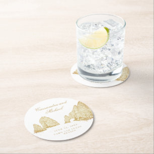 El Arco    Cabo San Lucas MEXICO Round Paper Coaster