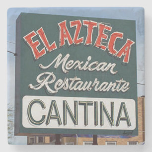 El Azteca, Poncey Highland Atlanta Marble Stone Co Coaster