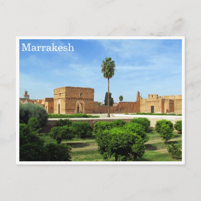 el badi marrakesh postcard (Front)