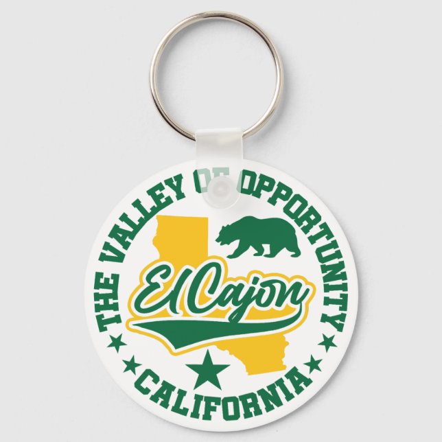 El Cajon,California Key Ring (Front)