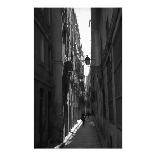 El Callejon Photo Print (Barcelona, Spain)