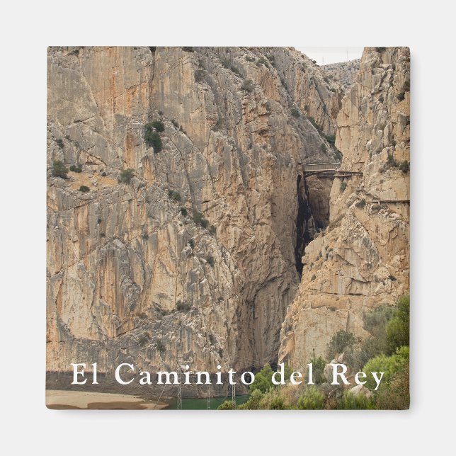 El Caminito del Rey. View 4 Magnet (Front)