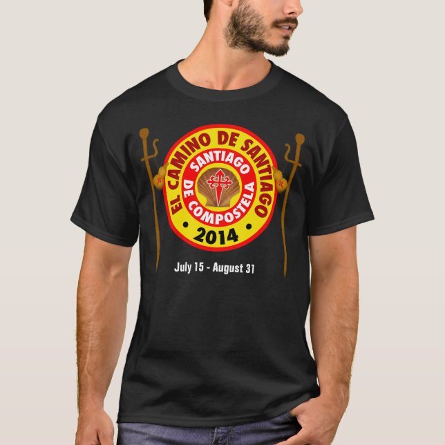 El Camino de Santiago 2014 T-Shirt (Front)