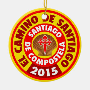 El Camino De Santiago 2015 Ceramic Tree Decoration