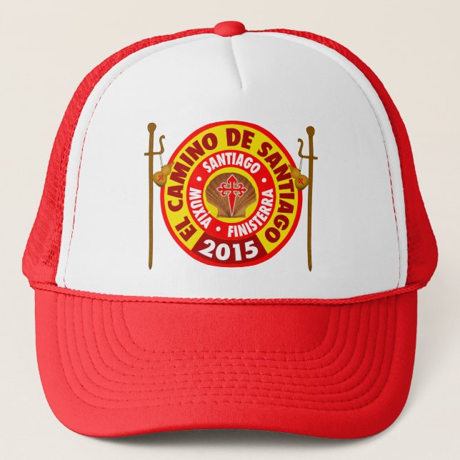 El Camino De Santiago 2015 Trucker Hat (Front)