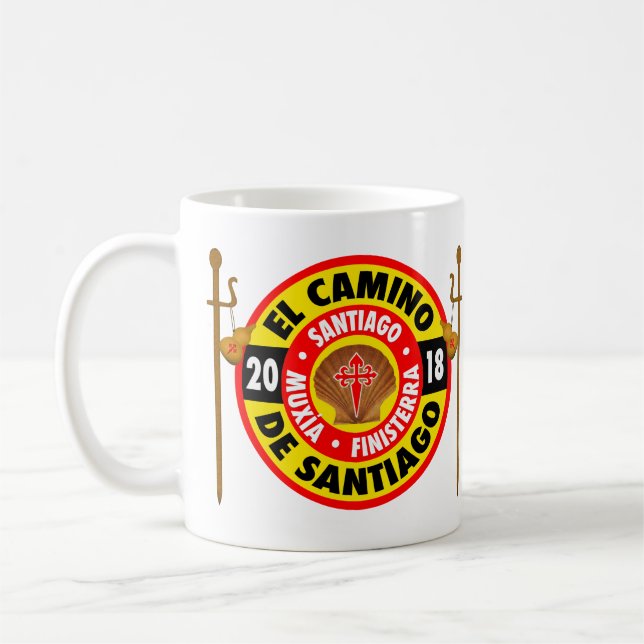 El Camino de Santiago 2018 Coffee Mug (Left)