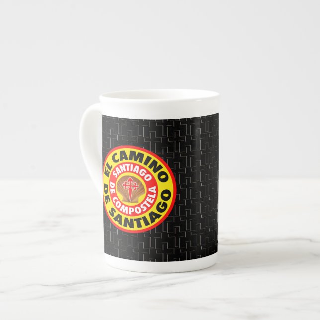 El Camino De Santiago Bone China Mug (Front Left)