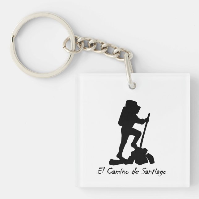 El Camino de Santiago  -  Bucket List Hike Key Ring (Front)