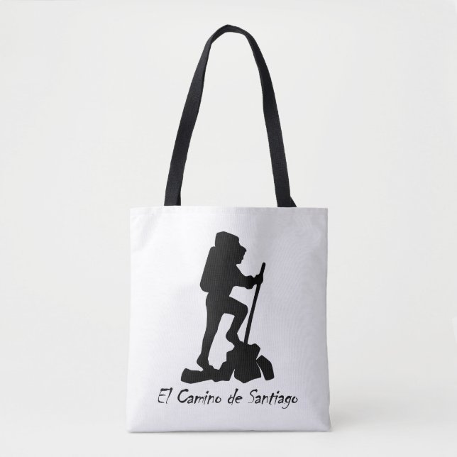 El Camino de Santiago  -  Bucket List Hike Tote Bag (Front)