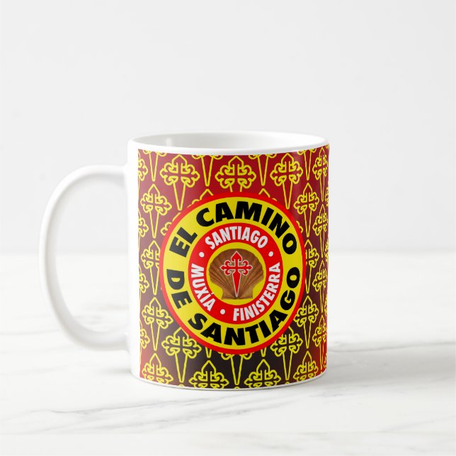 El Camino de Santiago Coffee Mug (Left)
