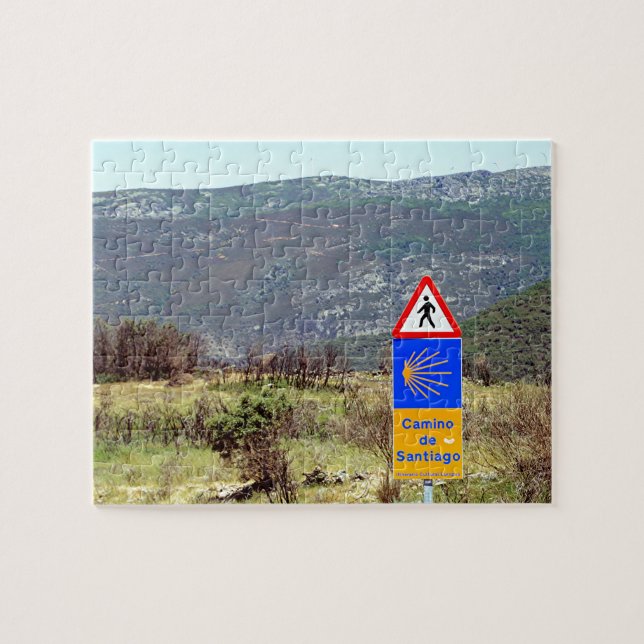 El Camino de Santiago de Compostela sign, Spain Jigsaw Puzzle (Horizontal)