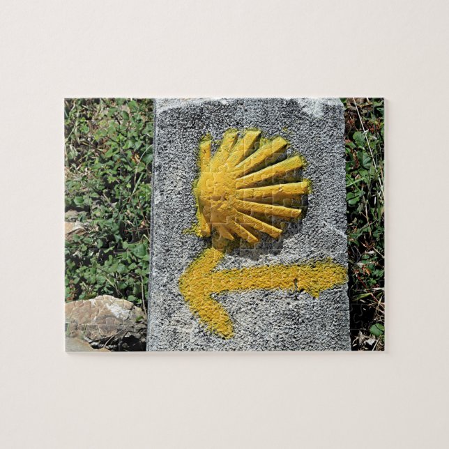El Camino de Santiago de Compostela, Spain, shell Jigsaw Puzzle (Horizontal)