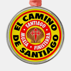 El Camino de Santiago Metal Tree Decoration