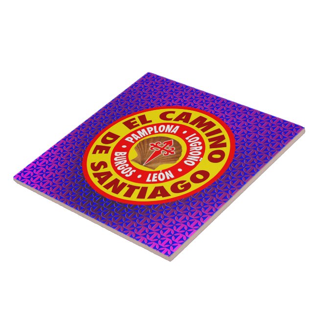 El Camino de Santiago Tile (Side)