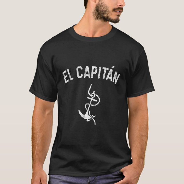 El Capitan Anchor Captain Skipper T-Shirt (Front)