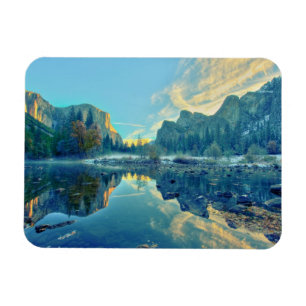 El Capitan and Three Brothers Reflection Magnet
