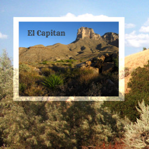El Capitan Peak, Guadalupe Mountains National Park Postcard