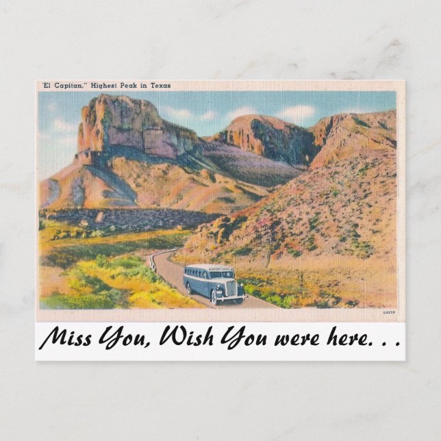 El Capitan, Postcard (Front)